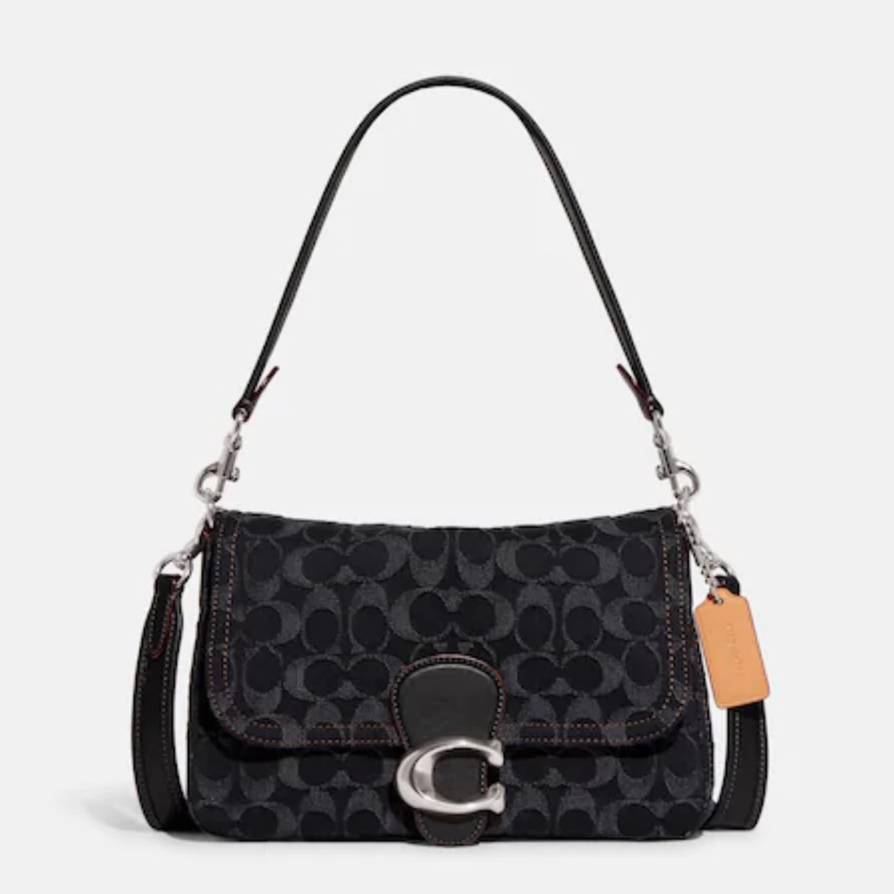 🖤SOFT TABBY SHOULDER BAG IN SIGNATURE DENIM🖤